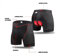 Short/Calção em gel para motociclista - comprar online