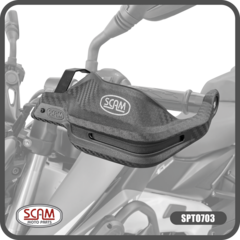 Protetor De Mao Bajaj Dominar 160/200 2023+ Scam
