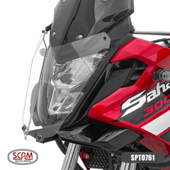 Protetor Farol Policarbonato Honda Sahara300 2024+ - Moto Coringa | Frete grátis para todo Brasil
