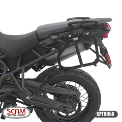 Suporte Baú Lateral Triumph Tiger800 2012+ Scam na internet