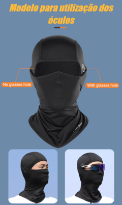 Balaclava para Capacete/bike Máscara ANTI-UV Respirável na internet