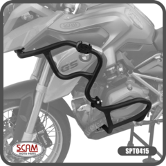 Protetor Motor Carenagem Bmw R1200gs 2013 A 19 Preto - Moto Coringa | Frete grátis para todo Brasil