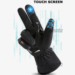 Luva impermeável Suomy para inverno/verão com proteção e touch screm - Moto Coringa | Frete grátis para todo Brasil