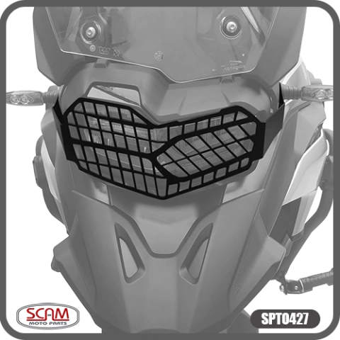 Protetor Farol Aço Carbono Bmw F750gs e F850gs 2018+ Scam