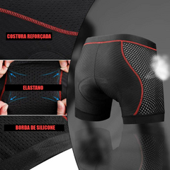 Short/Calção em gel para motociclista