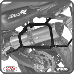 Suporte Baú Lateral Bmw F800r 2010+Scam