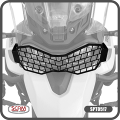 Protetor Farol Aço Carbono Tiger900 2020+ Scam - comprar online
