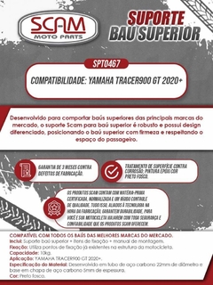 Suporte Baú Superior Yamaha Tracer 900gt 2020+SCAM - loja online