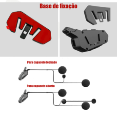 Intercomunicador CAITEMAY para capacetes c/ Bluetooth 5.0 - loja online