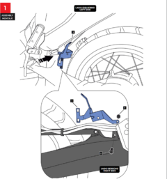 YAMAHA SUPER TENÉRÉ 1200 2010-2021 para-lama traseiro e dianteiro - comprar online
