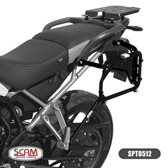 Suporte Baú Lateral Triumph Tiger900 2020+ Scam - Moto Coringa | Frete grátis para todo Brasil
