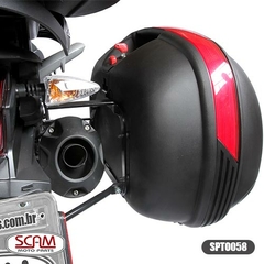 Suporte Baú Lateral Triumph Tiger800 2012+ Scam - Moto Coringa | Frete grátis para todo Brasil