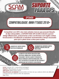Suporte Gps Bmw F750gs 2018+ Scam - Moto Coringa | Frete grátis para todo Brasil