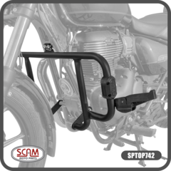 Suporte Baú Lateral Royal Enfield Meteor350 22+