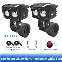 Farol auxiliar/neblina duplo em LED para motocicleta - comprar online