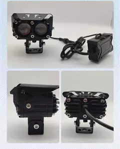 Farol auxiliar/neblina duplo em LED para motocicleta - comprar online