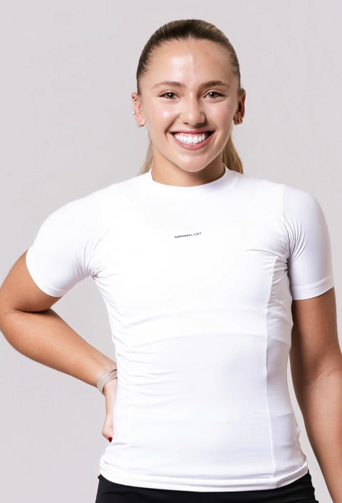 Camiseta Slim Tech ® - Blanc