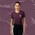 CAMISA COLORS DRY FIT BORDÔ - BABY LOOK
