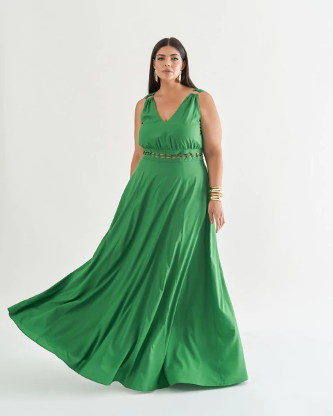 Vestido longo feminino- Quebela - comprar online