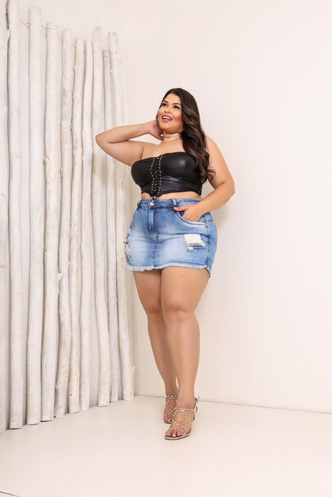 Shorts saia destroyde- Bela Rosa