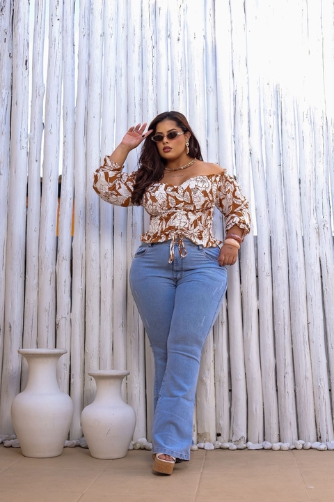 Calça flare - Bela Rosa