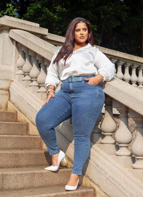 Calça jeans - Bela Rosa - comprar online