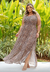 Vestido longo animal print- Maria Francia