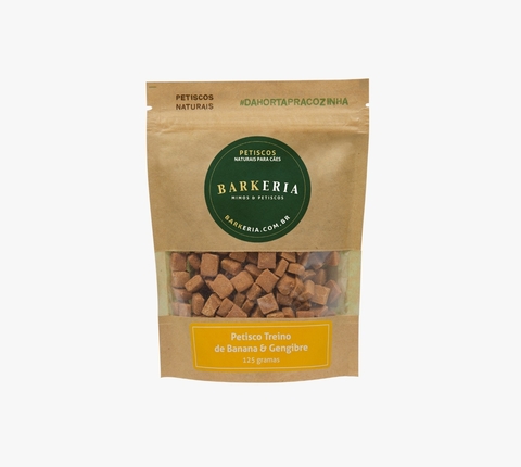 Petisco de Treino - Banana com Gengibre 125g - Barkeria