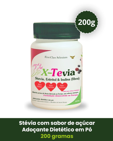 X-Tevia — Adoçante Dietético em Pó (200 g) - comprar online