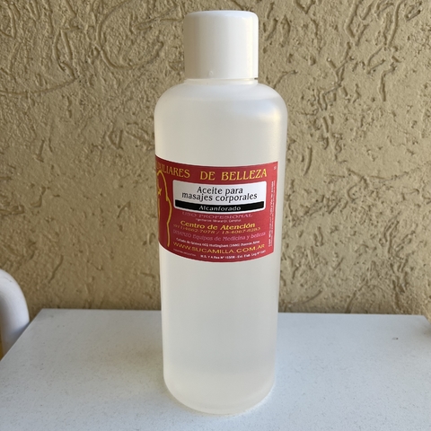 Aceite para masajes alcanforado x lt