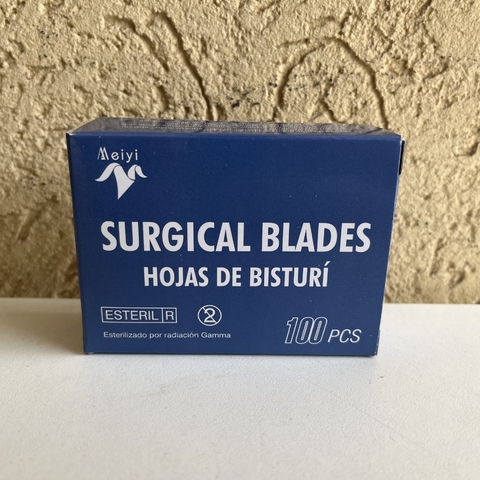 Hojas de bisturi x 100 unidades