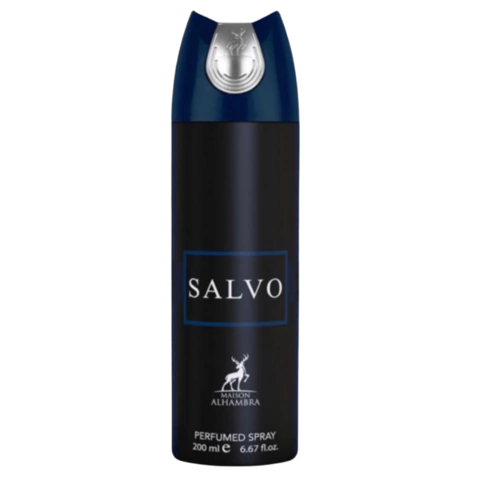 Perfume em Spray Salvo Intense Maison Alhambra- 200ml | Perfume Árabe Masculino