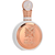 Frasco de perfume Fakhar Rose da Lattafa com design arredondado branco e detalhes em dourado rosê