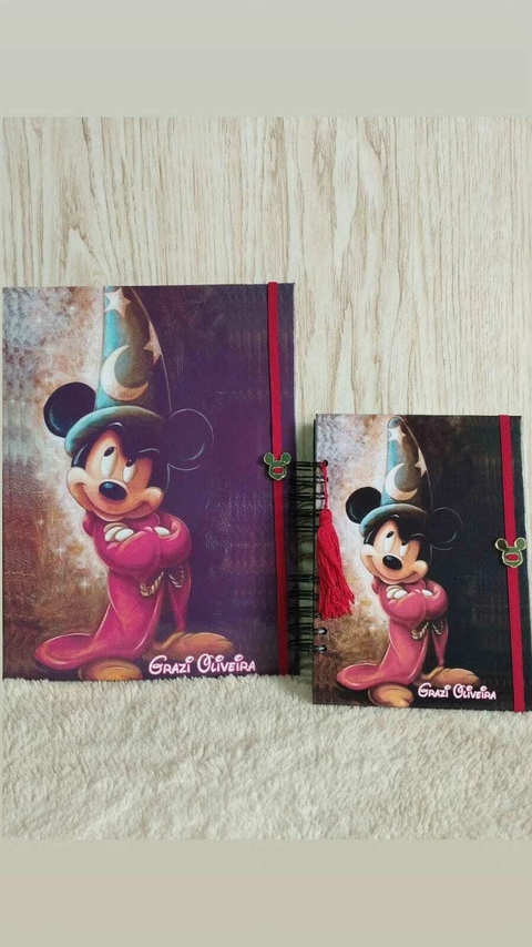 Agenda A5 + Pasta Catálogo Mickey Mago