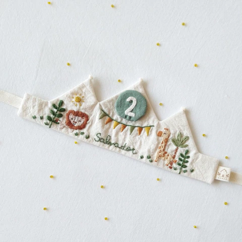 CORONA CUMPLEAÑERA JUNGLE (A PEDIDO - 25 DÍAS) - comprar online