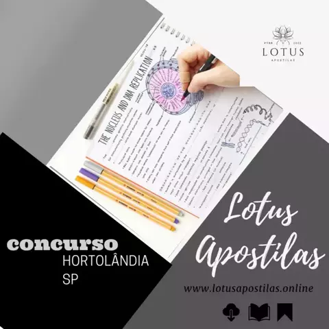 Apostila Prefeitura de Hortolândia SP 2024 Técnico em Informática