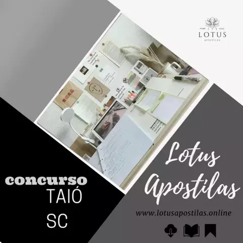 Apostila Prefeitura de Taió SC 2024 Auxiliar de Turma 30h