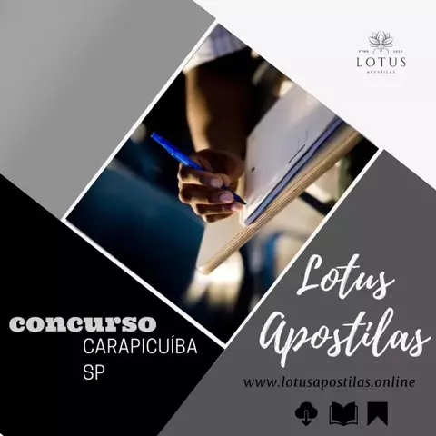 Apostila Prefeitura de Carapicuiba SP 2024 Assistente Social