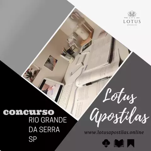 Apostila Prefeitura de Rio Grande da Serra SP 2024 Assistente Administrativo