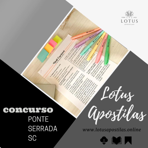 Apostila Prefeitura de Ponte Serrada SC 2023 Professor Educação Física