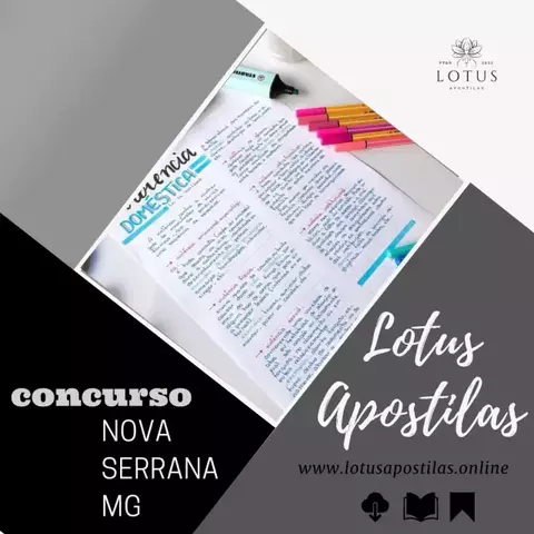 Apostila Prefeitura de Nova Serrana MG 2024 Auxiliar Técnico Administrativo