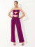 Calça Colcci Lamê com Cut Out Fúcsia na Revoluse