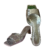 Tamanco Arezzo Eco Snake Texas Metal Silver na Revoluse
