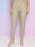 Calça Skinny em Couro PU Caqui - My Favorite Things | Estilo Moderno e Sofisticado