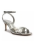 Sandália Schutz Keefa Mid Prata Metallic - Salto Fino 7cm | Brilho e Estilo