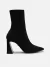 Bota Arezzo Skinny Preta Knit Cano Médio na Revoluse