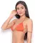 Biquíni Morena Rosa Cortininha Laranja Escuro - Conjunto com Bojo e Detalhes Franzidos