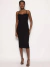 Vestido Colcci Midi Slim Preto na Revoluse