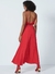 Vestido Colcci Vermelho Plissado na Revoluse