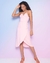 Vestido Colcci Midi Transpassado Rosa Gille na Revoluse